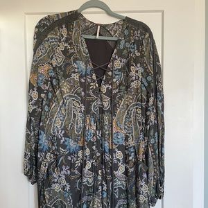 Free People NWOT Flowy Floral Dress